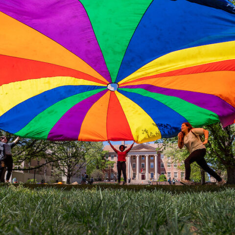A large parachute