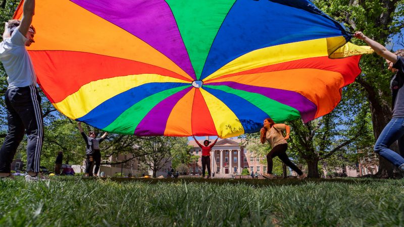 A large parachute