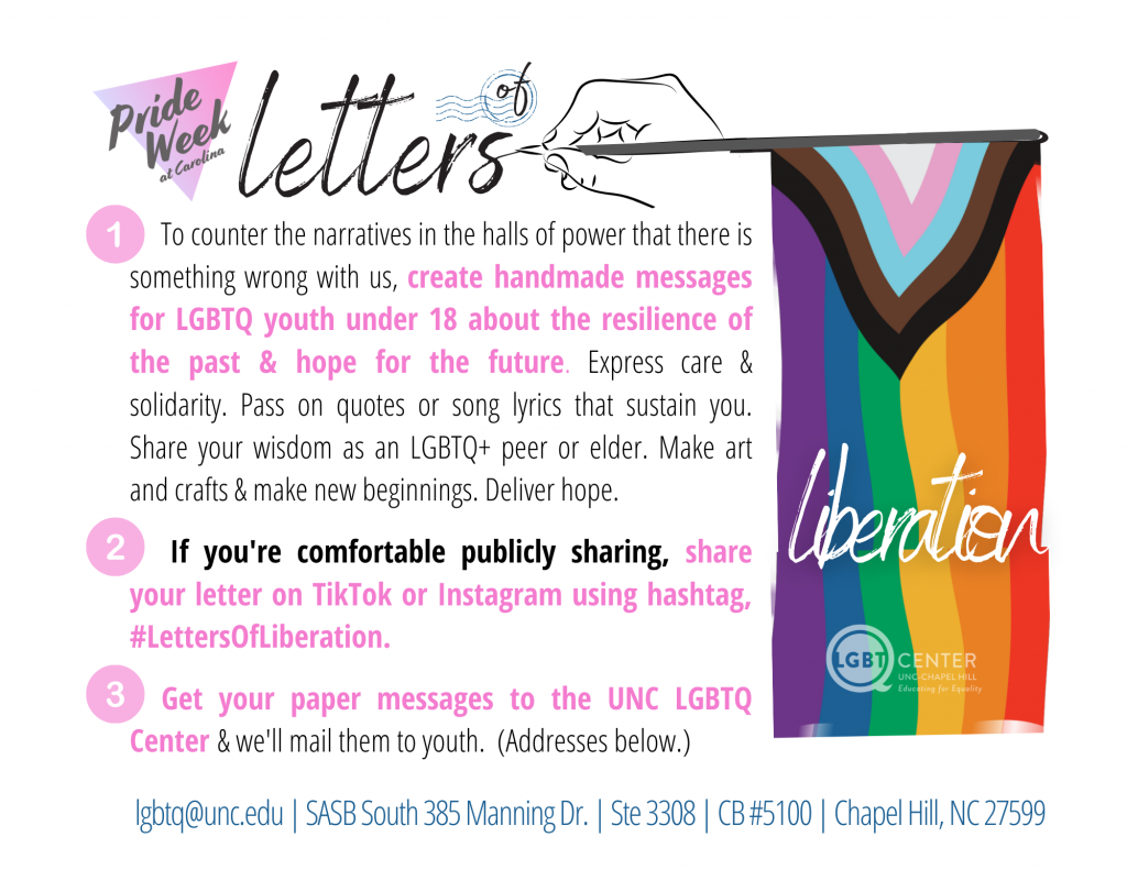 Letters of Liberation flyer